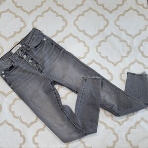 Zara Women's Grey Skinny Jeans